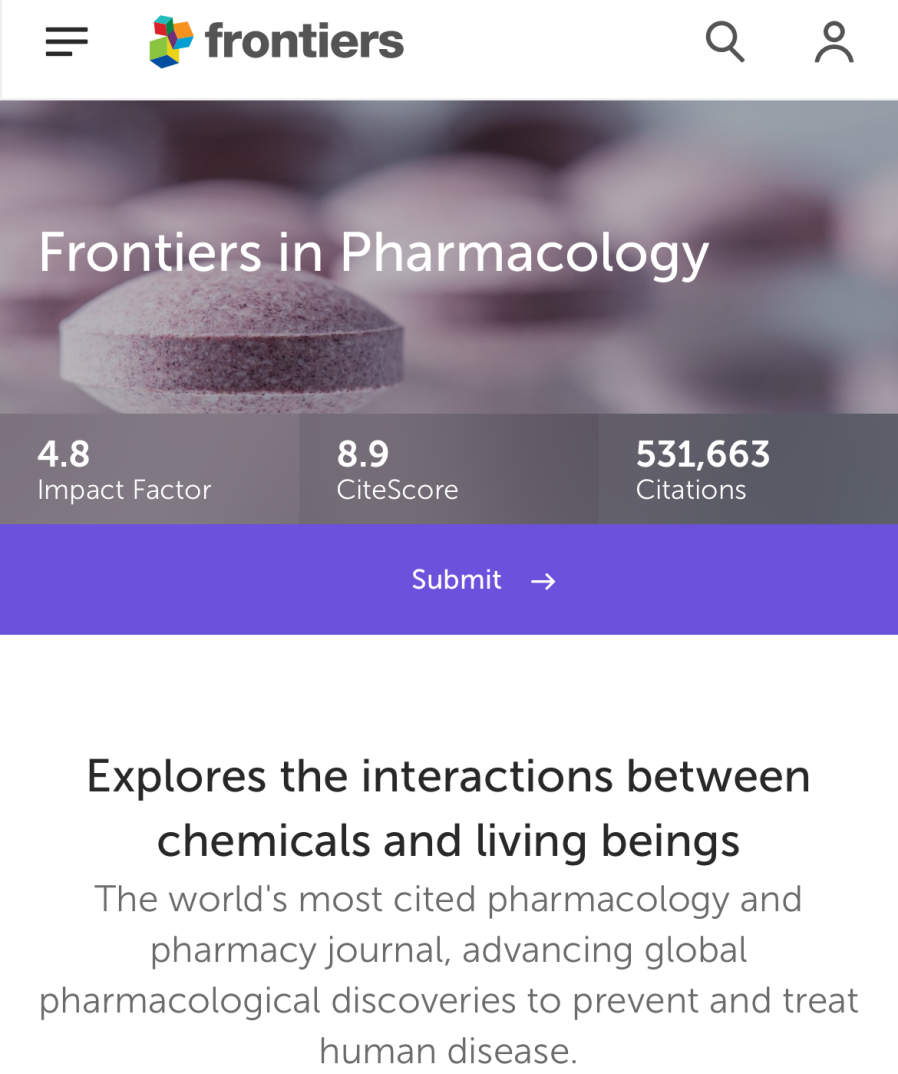复大药学部SCI收录论文+1！